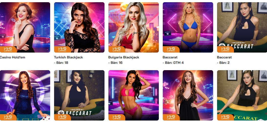 những dealer xinh đẹp là 1 điểm thu hút người chơi casino red88