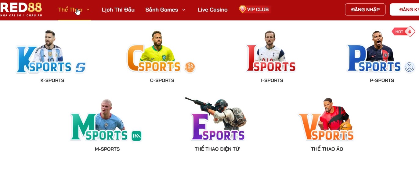 cá cược thể thao red88 được nhiều cược thủ lựa chọn
